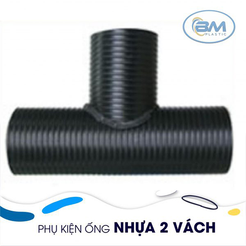 PHỤ KIỆN ỐNG HDPE GÂN XOẮN 2 LỚP